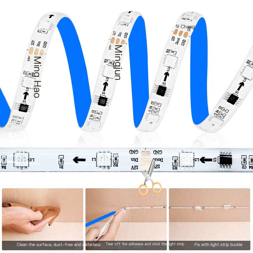 RGBIC Smart LED Strip Light with Bluetooth Control