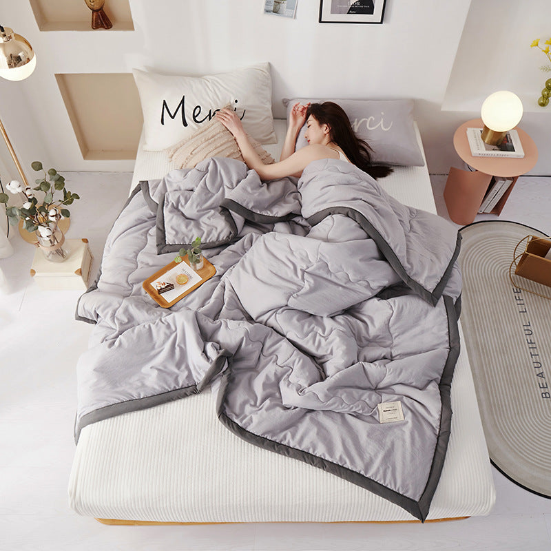 Modern Lightweight Washable Cotton Summer Quilt