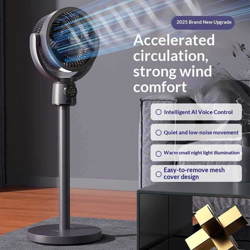 Rechargeable Remote Control Upright Electric Fan