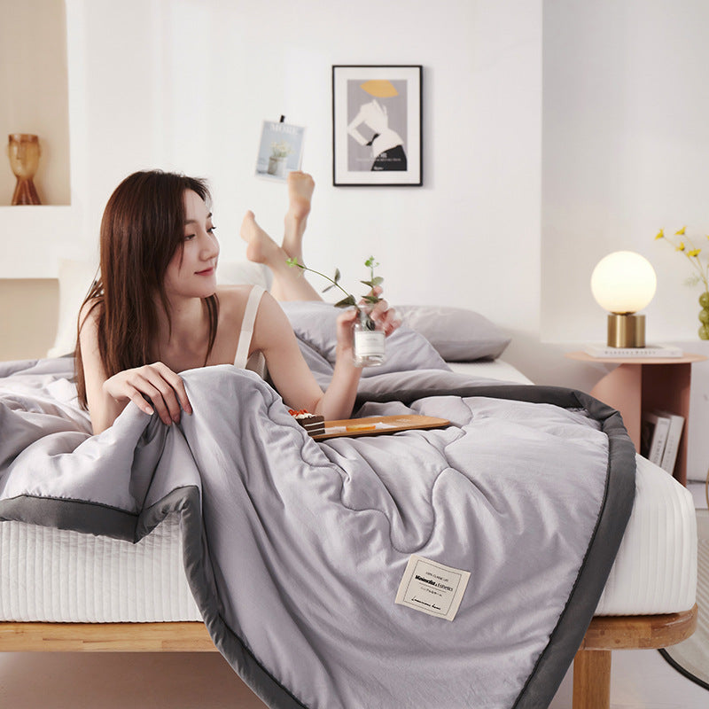 Modern Lightweight Washable Cotton Summer Quilt