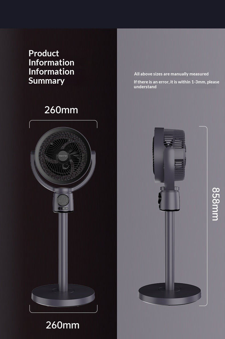 Rechargeable Remote Control Upright Electric Fan