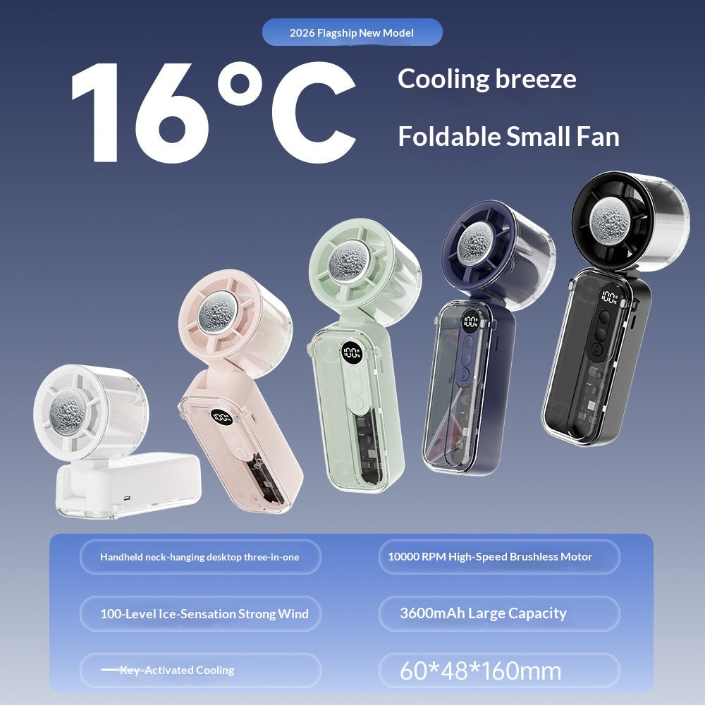 Powerful Cooling Ice-Pack Mini Fan