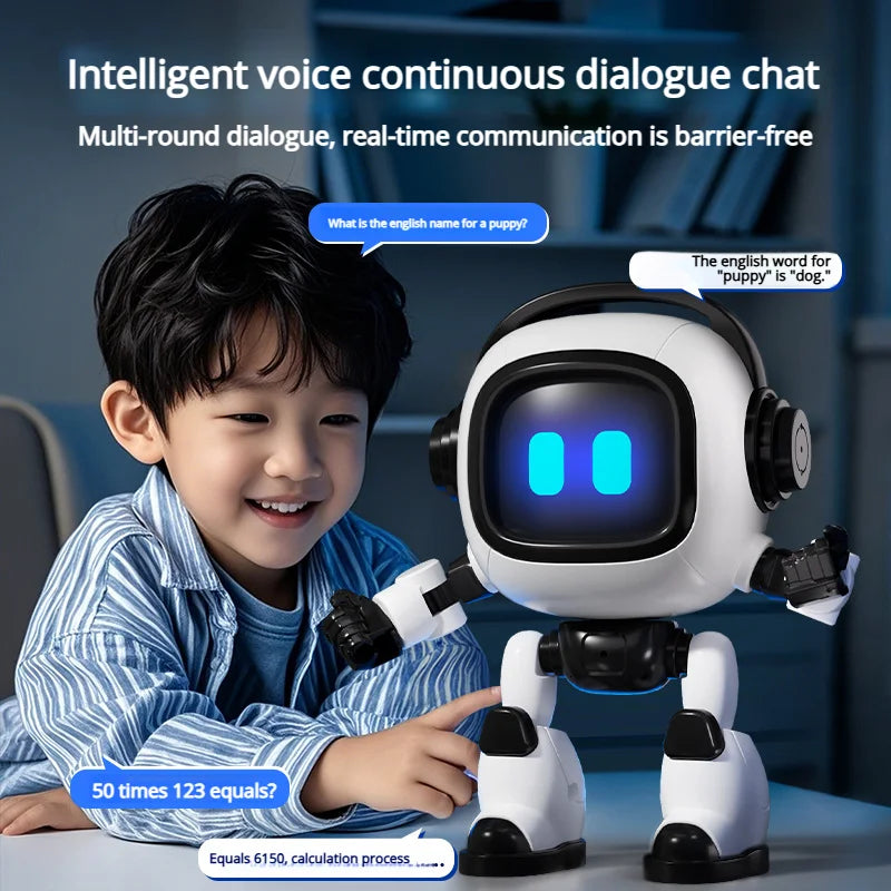 AI Desk Robot - voice recognition talking companion White