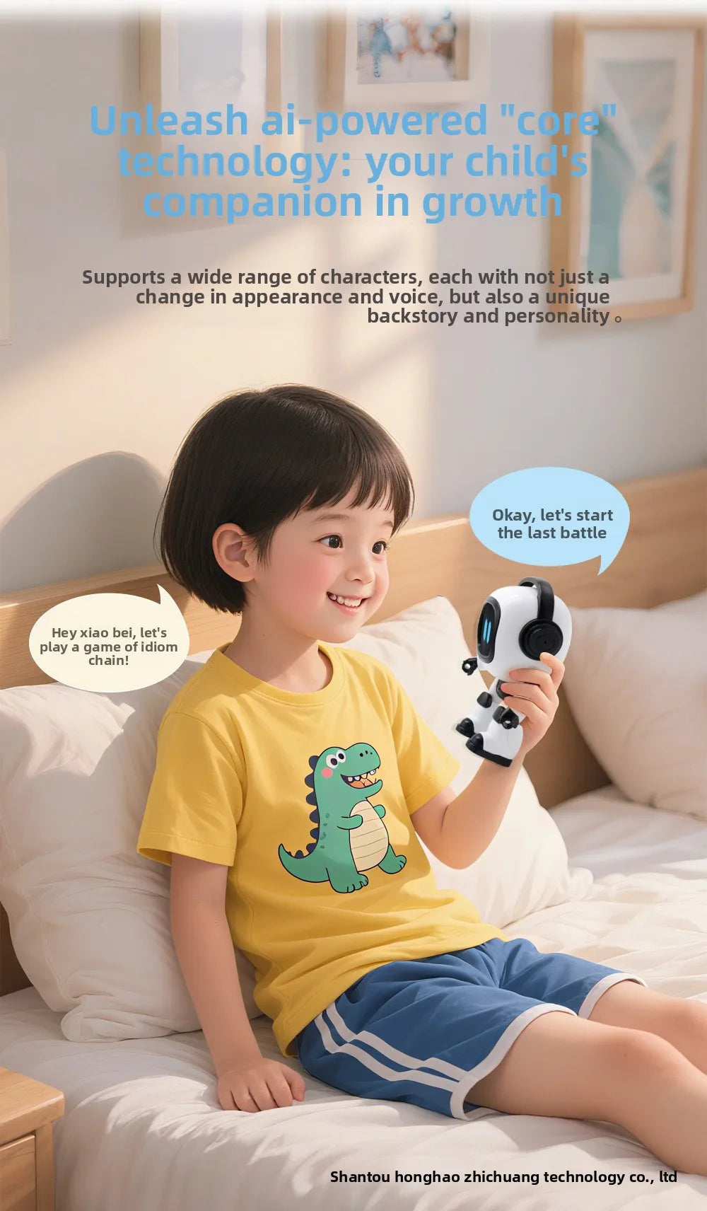 AI Desk Robot - White AI robot desk companion
