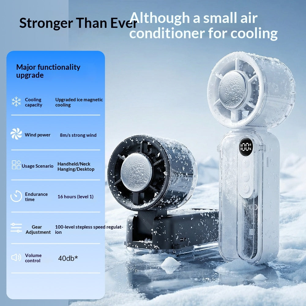 Powerful Cooling Ice-Pack Mini Fan